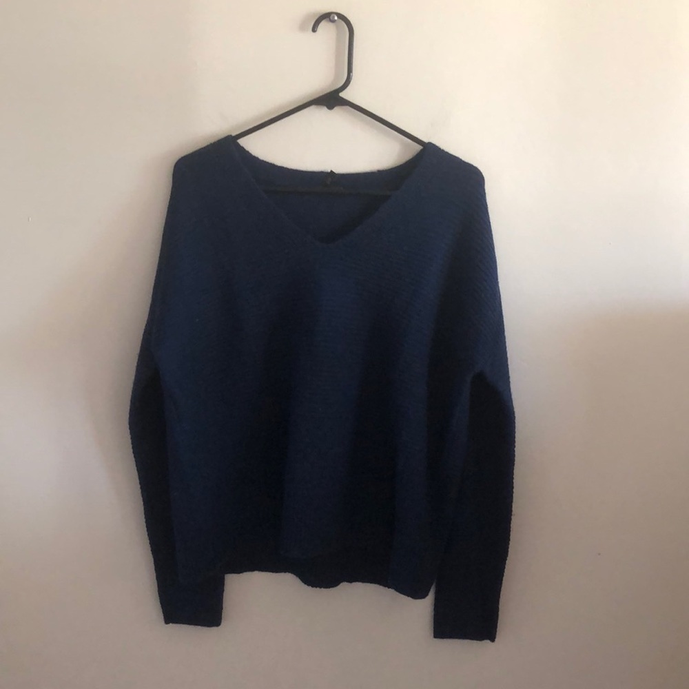 Navy blue pattern Sweater Eileen Fisher